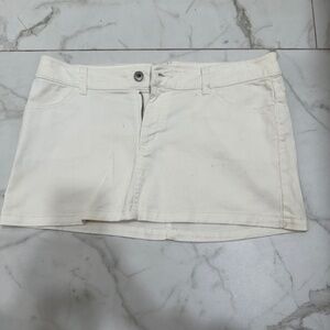 Women's XXI White Jean skirt